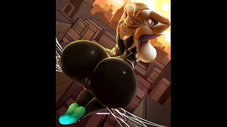 Spider Woman’s Secret Shower Moment Caught on Camera