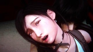 Tifa Lockhart Takes Two Cocks in Hot 3Some Action