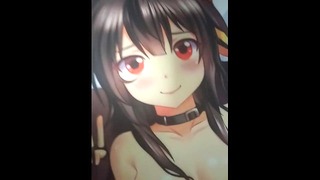 Megumin Dakimakura ASMR Thigh Sock Tease