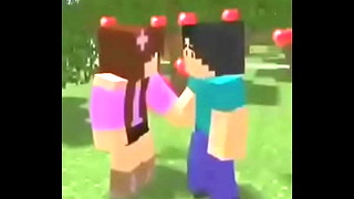 Minecraft Babe Takes It Hard with Massive Creampie