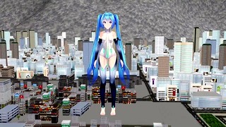 MMD Giantess Crush Fetish