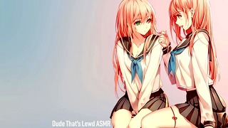 Step Sisters’ Secret ASMR Ear Play (Anime Style)