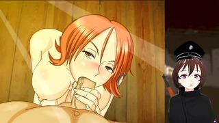 Nami Takes Gold for a Blowjob