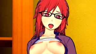 Naruto Destroys Karin with creampie cumshot