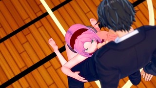 Naruto Sakura Haruno Takes Hard 3D Hentai Fuck