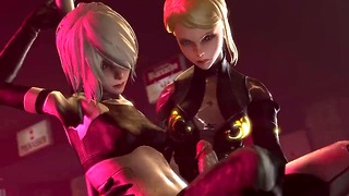 Nier Automata A2 Gets Pole Fucked Hard