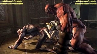Mercy Takes Monster Cock in Ass with Rimjob Action