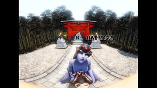 Mercy and Widowmaker Double Blowjob VR Fuck