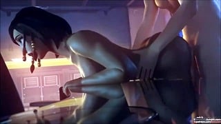 Pharah Gets Pounded Doggystyle