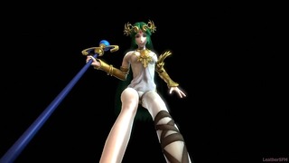 I’m shrinking as Palutena towers over me in her giantess form