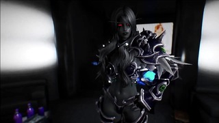 Sylvanas’ Secret WoW Mission: Armor Off in 3D POV