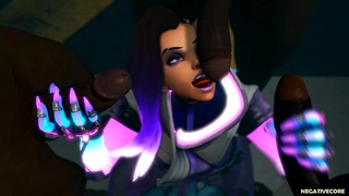 Sombra Takes It Hard with Overwatch Girls in SFM