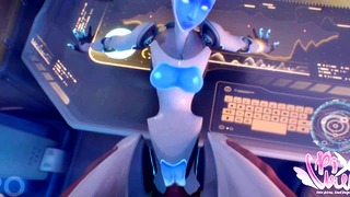 Echo the Robot Gets Fucked Hard in Public