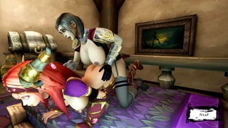 Alexstrasza’s Ass Destroyed in Warcraft Heat