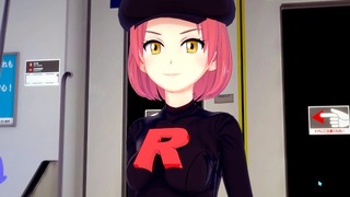 Ash Gets Ambushed and Fucked by Team Rocket