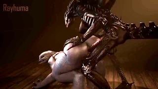 The Sangheili’s Alien Anal Invasion