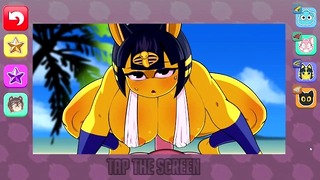 Ankha Gets Fucked Hard in Animal Crossing Trap