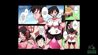 Videl Brings Her Friend Over for a Steamy DBZ Threesome with Gohan