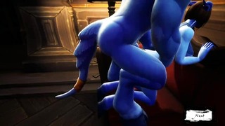 Whorecraft XXXMas 6: Male Draenei x Stormy