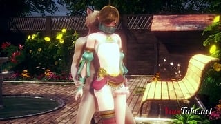 Link Takes It Hard with a creampie Finish