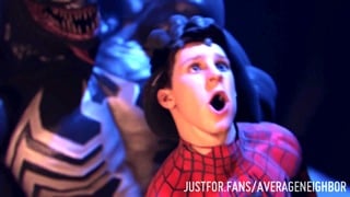 Venom use spiderman like a toys