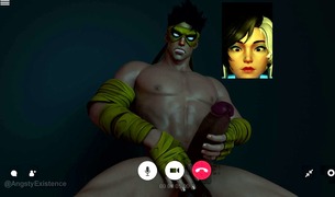 Luna Snow and Ironfist Private Video Call [Marvel Rivals] [No Sound]