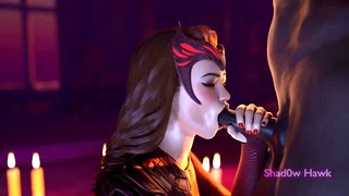 Scarlet Witch’s blowjob
