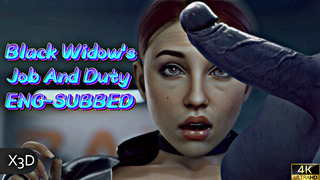 Black Widow’s Job And Duty [SUB][X3D]