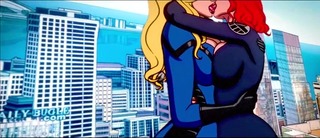 Sue Storm and Black Widow Making Out [KayWest and Dalliance18]