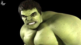 Hulk And Black Widow [Moogan]