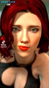 Black Widow posing for you