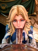 Sue Storm BJ (clothed+black) [MilkyChestnutNSFW]
