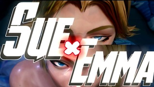 Sue Storm x Emma Frost HMV – BRTMZ