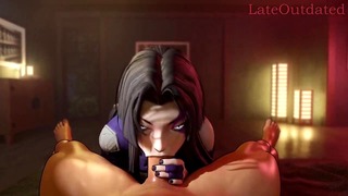 Psylocke Blowjob [LateOutdated]