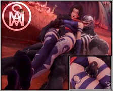 Psylocke X Venom Thighjob