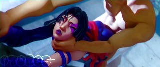 Psylocke Against the Wall [Ateles]