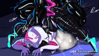 Spider-Gwen x Venom corruption (Image w/Sound)