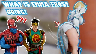 What is Emma Frost Doing (nude)