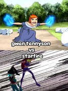 gwen tennyson vs starfire