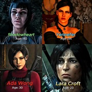 Ada Wong vs Yennefer vs Shadowheart vs Lara Croft