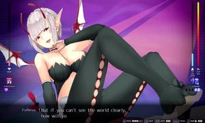 Succubus Academia Fulbeua Footjob