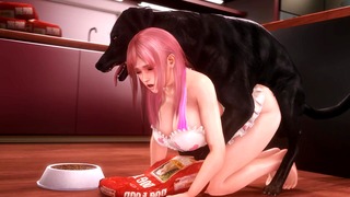 Honoka Dog Feeding Routine [A] (noname55)