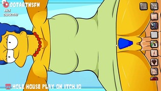 Marge Simpson Dripping Creampie – Hole House