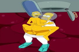 Marge and Homer (nude v1)