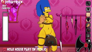 Marge Simpson Rope Bondage Spanking – Hole House