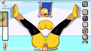 Marge Simpson Legs Spread In Glory Hole – Hole House