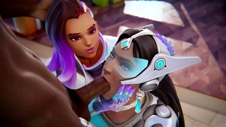 Symmetra & Sombra BJ [Blacked][Cawneil][NO WM]