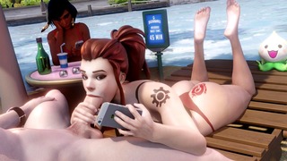 Brigitte sucks cock (Bleached)