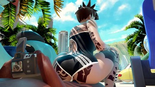 Tracer Swimsuit Cowgirl [QoS Edit] (Yeero)