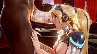 Nova Widowmaker Has No Gag Reflex [Blacked][SaveAss]
